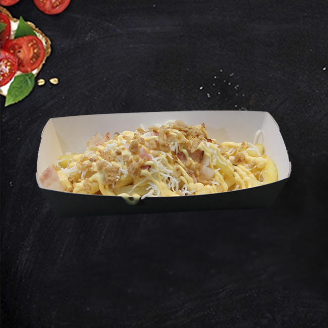 Фри чиз с беконом и сыром